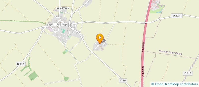 localisation de l'entreprise BEAUVILLIER BASILE  FRESNAY-L'EVEQUE