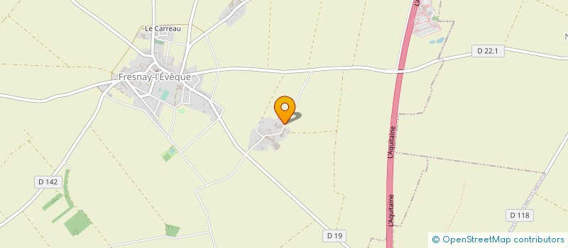 localisation de l'entreprise BEAUVILLIER ROULAND à FRESNAY-L'EVEQUE