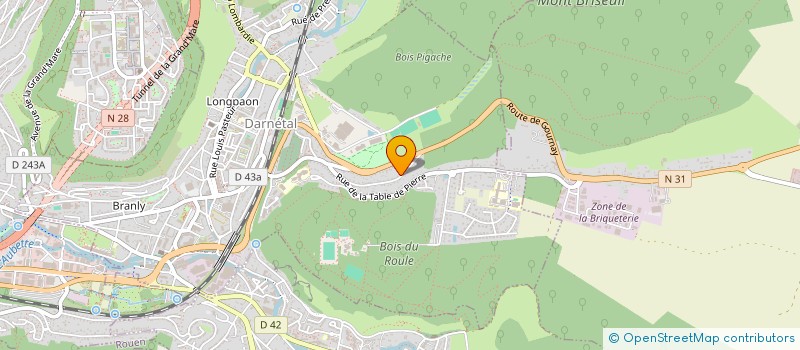 localisation de l'entreprise BEAUVOIS 85  DARNETAL