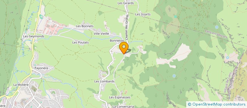 localisation de l'entreprise BEAUVOISINE  LANS-EN-VERCORS