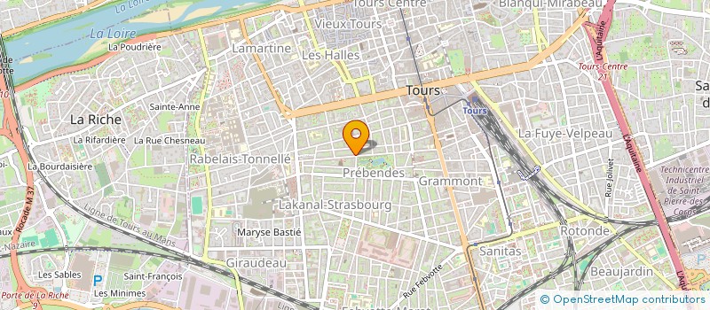 localisation de l'entreprise BEAUVOIT PATRIMOINE  TOURS
