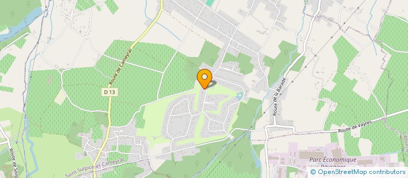 localisation de l'entreprise BEAUX ARTS AQUITAINE  SAINT-SULPICE-ET-CAMEYRAC