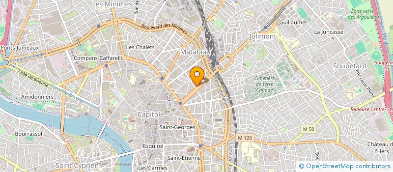 localisation de l'entreprise BEAUX BAINS  TOULOUSE