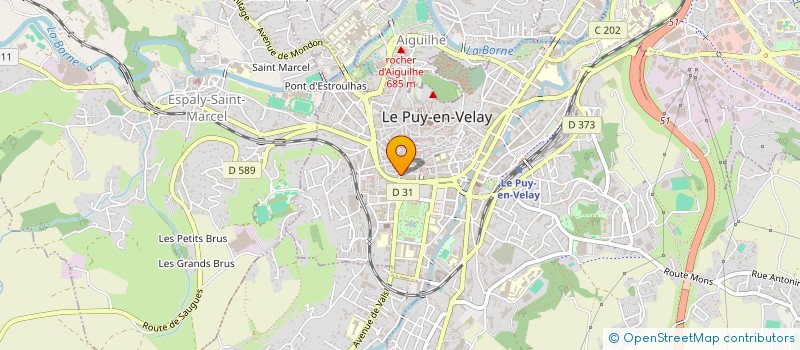 localisation de l'entreprise BEAUX BIJOUX à LE PUY-EN-VELAY