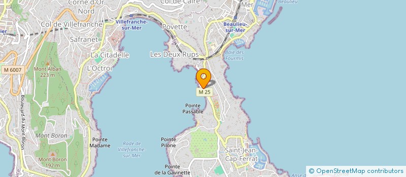 localisation de l'entreprise BEAUX JOURS LOCATION  SAINT-JEAN-CAP-FERRAT