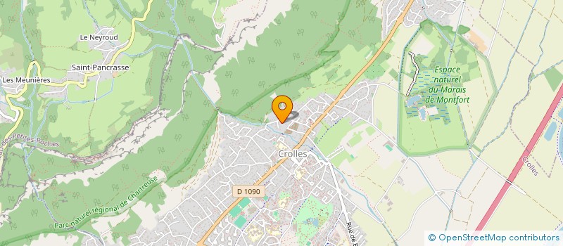 localisation de l'entreprise BEAUX REVES  CROLLES