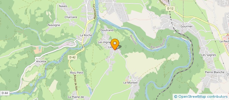 localisation de l'entreprise BEAUZAC PLOMBERIE-ELECTRICITE  BEAUZAC