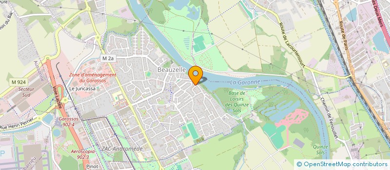 localisation de l'entreprise BEAUZELLE ESCALADE CLUB  BEAUZELLE