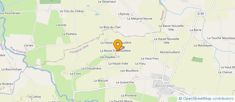 localisation de l'entreprise BEAUZIE  BOISTRUDAN