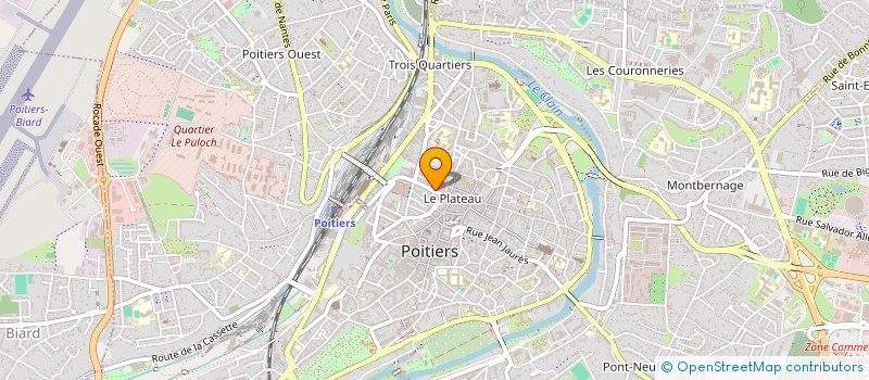 localisation de l'entreprise BEAUZOULS  POITIERS