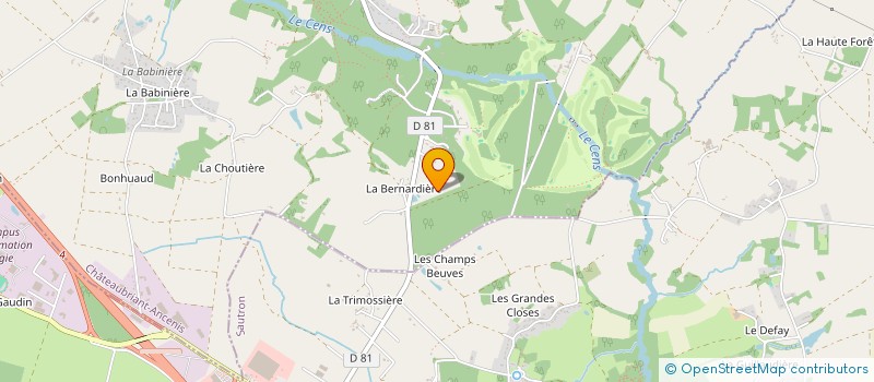 localisation de l'entreprise BEAVER à VIGNEUX-DE-BRETAGNE