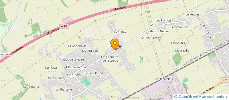localisation de l'entreprise BEAXAMT  CHAINGY