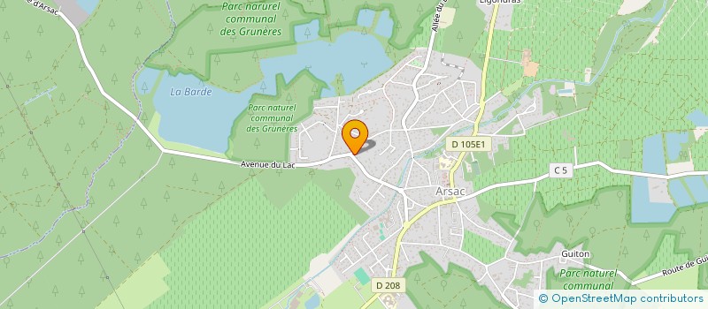 localisation de l'entreprise BEAXO INCORPORATION  ARSAC