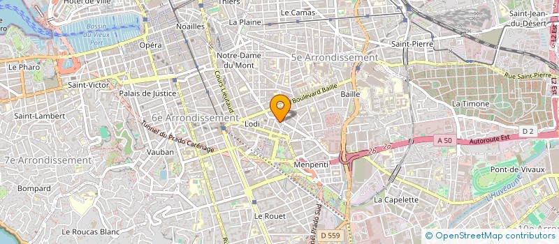localisation de l'entreprise BEB à MARSEILLE