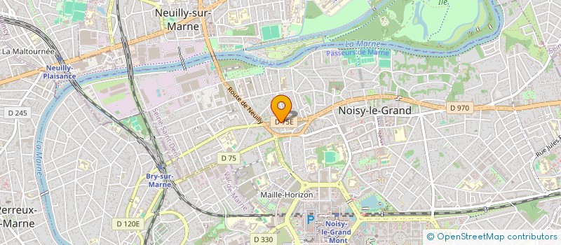 localisation de l'entreprise BEBA CONSTRUCTIONS à NOISY-LE-GRAND