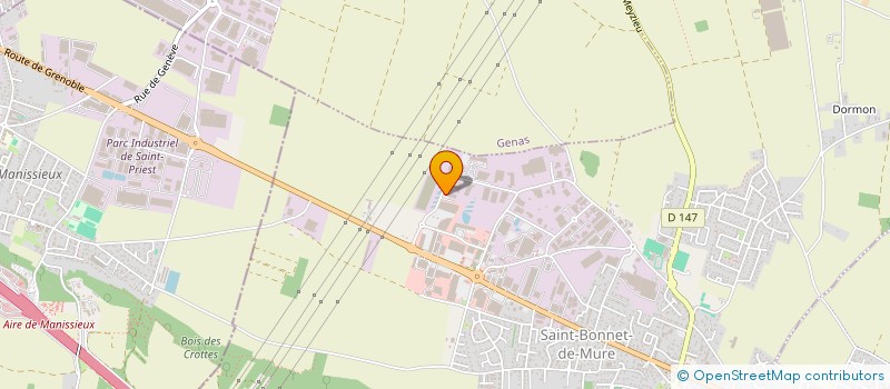 localisation de l'entreprise BEBE 2  SAINT-BONNET-DE-MURE