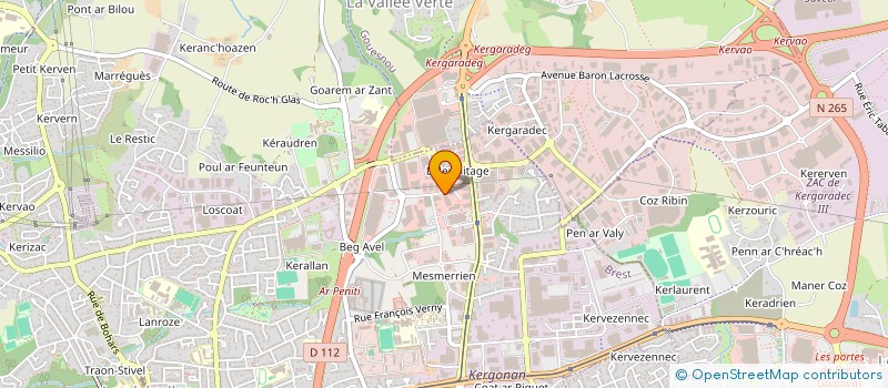 localisation de l'entreprise BEBE 29 à BREST