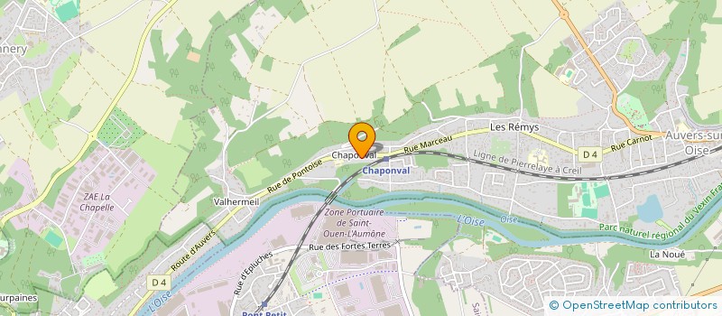 localisation de l'entreprise BEBE + à AUVERS-SUR-OISE