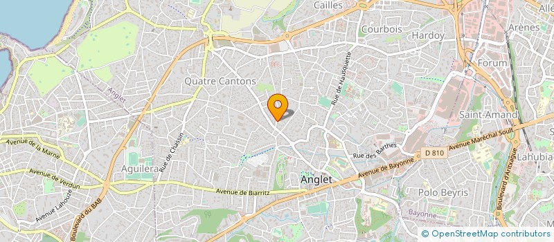 localisation de l'entreprise BEBE A BORD à ANGLET