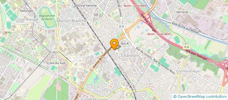 localisation de l'entreprise BEBE DE FRANCE  REIMS