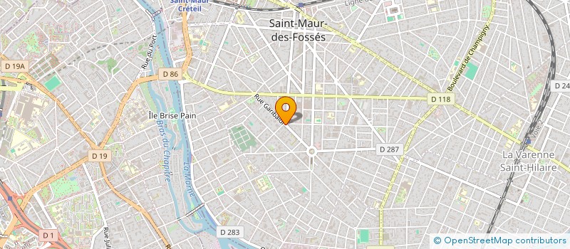 localisation de l'entreprise BEBE DIFFUSION à SAINT-MAUR-DES-FOSSES
