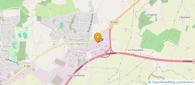 localisation de l'entreprise BEBE, FAIS-MOI SIGNE !  RIVES-DU-LOIR-EN-ANJOU