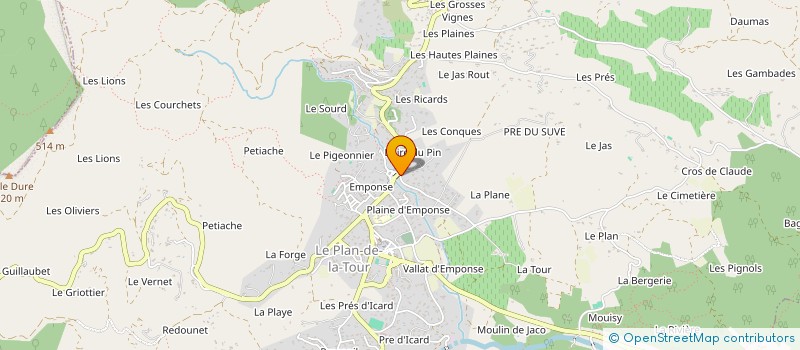 localisation de l'entreprise BEBE JE T'AIME à SAINTE-MAXIME