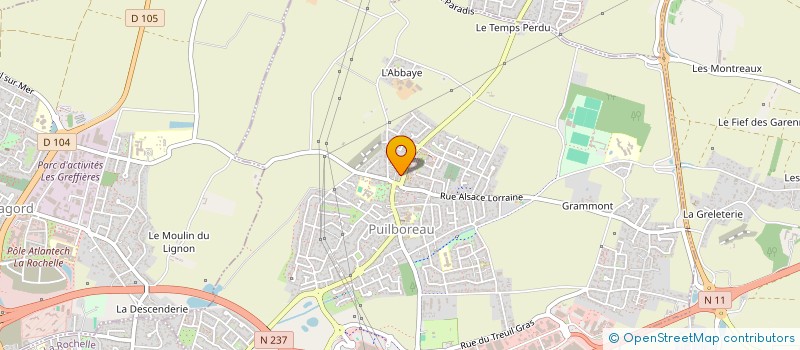 localisation de l'entreprise BEBE LA MALICE  SAINT-XANDRE