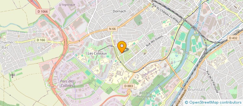 localisation de l'entreprise BEBE LAND  MULHOUSE