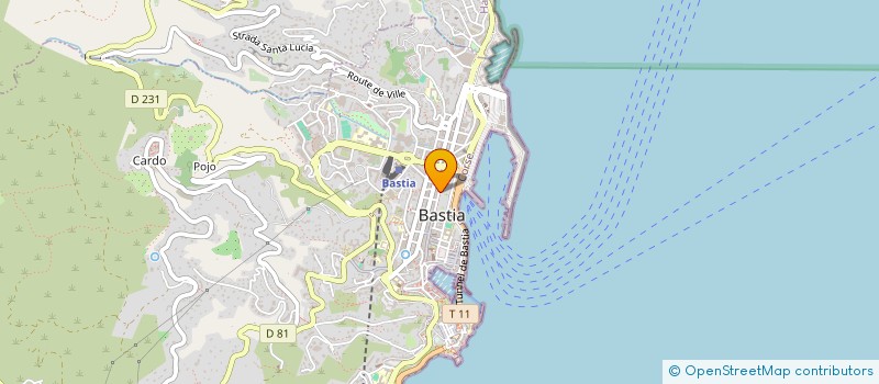 localisation de l'entreprise BEBE MAMAN à BASTIA