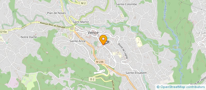 localisation de l'entreprise BEBE NATURELLEMENT à VENCE