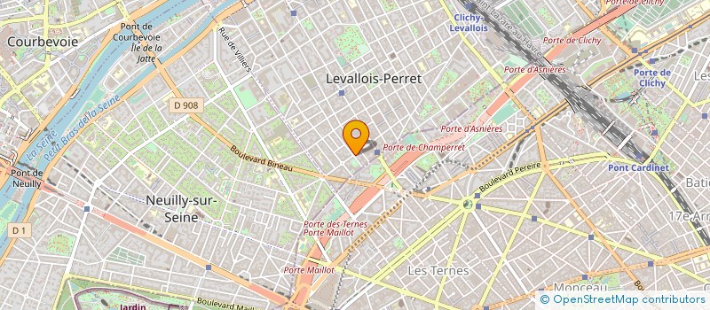 localisation de l'entreprise BEBE VINTAGE à LEVALLOIS-PERRET