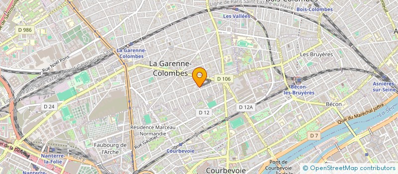 localisation de l'entreprise BEBEBOX à LA GARENNE-COLOMBES