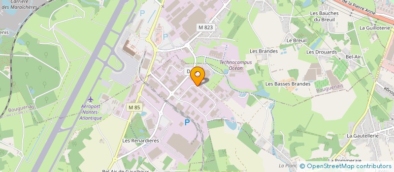 localisation de l'entreprise BEBEFER à SAINT-AIGNAN-GRANDLIEU