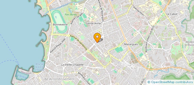 localisation de l'entreprise BEBEL à MARSEILLE