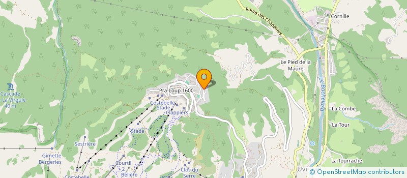 localisation de l'entreprise BEBELOU  UVERNET-FOURS