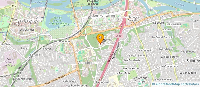 localisation de l'entreprise BEBER ET VQ IMMO  TOURS