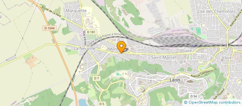 localisation de l'entreprise BEBERCHAGUIALAR à LAON