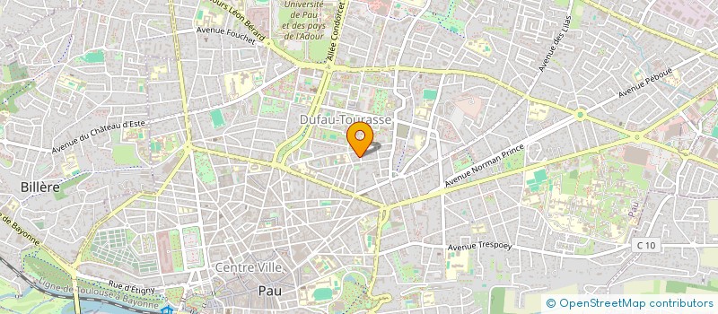 localisation de l'entreprise BEBES NAGEURS D'AFRIQUE (BNA) à PAU