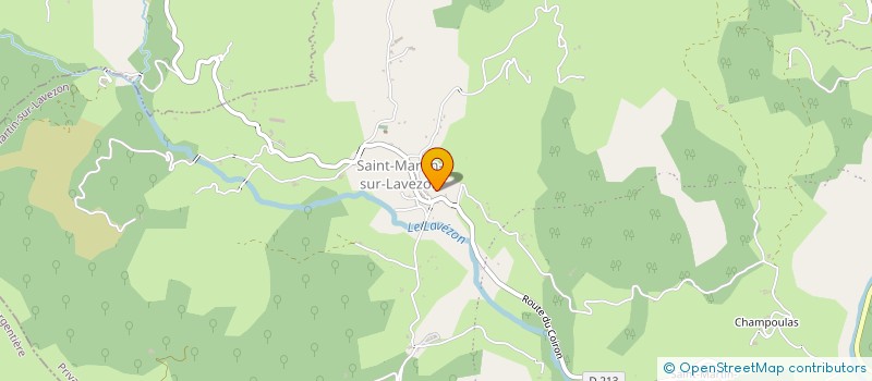 localisation de l'entreprise BEBES TOURISTES  SAINT-MARTIN-SUR-LAVEZON