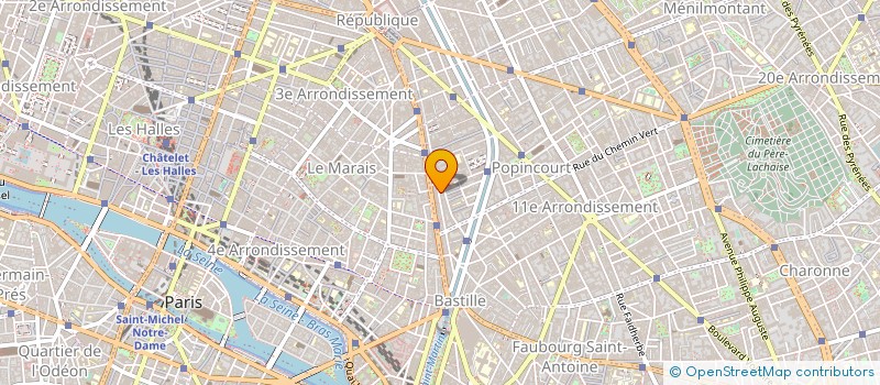 localisation de l'entreprise BEBEVEIL  PARIS