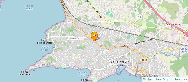 localisation de l'entreprise BEBEZEN à SANARY-SUR-MER