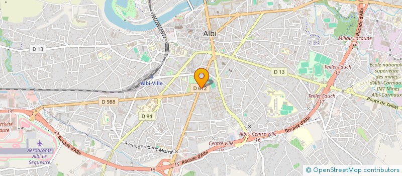 localisation de l'entreprise BEBIAN à ALBI