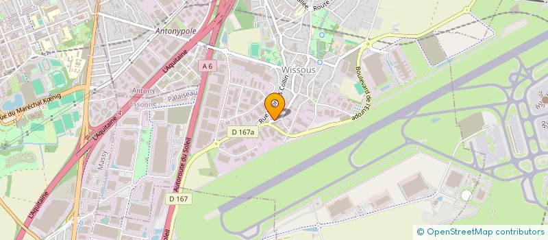 localisation de l'entreprise BEBIANO à WISSOUS