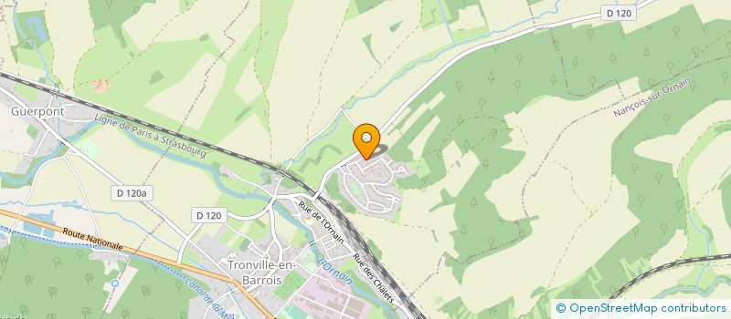 localisation de l'entreprise BEBIANO & PIERSON ENERGIE à TRONVILLE-EN-BARROIS