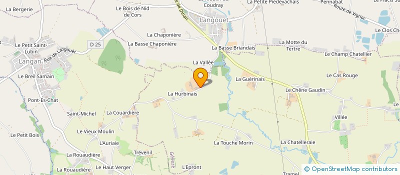 localisation de l'entreprise BEBIN  GEVEZE