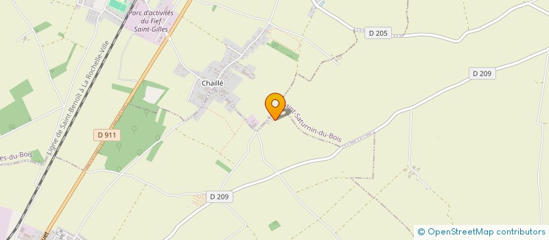 localisation de l'entreprise BEBJOE  SURGERES