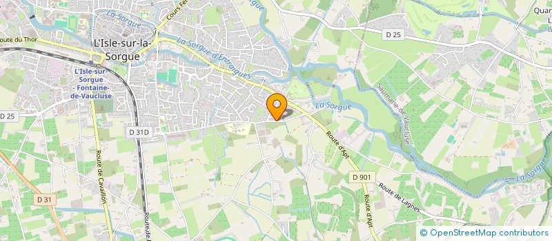 localisation de l'entreprise BEBLANC à L'ISLE-SUR-LA-SORGUE