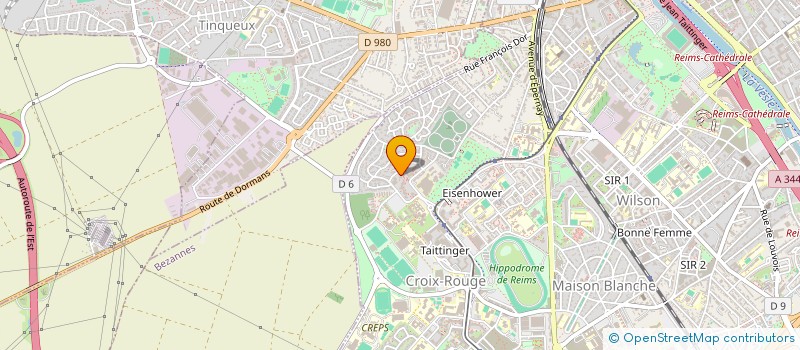 localisation de l'entreprise BEBM  REIMS