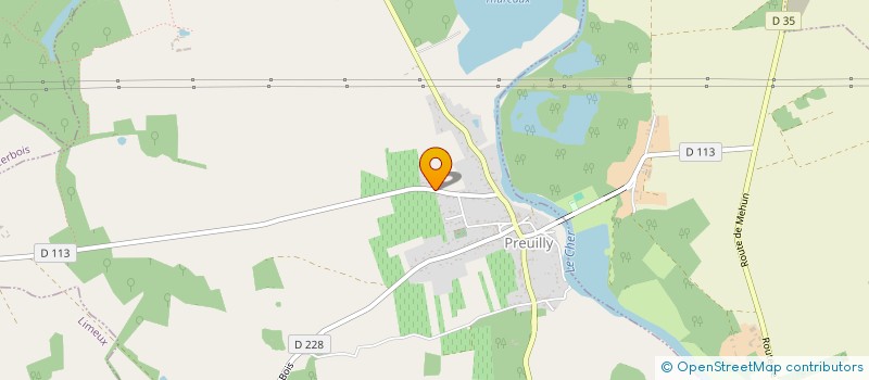 localisation de l'entreprise BEBON DIDIER  PREUILLY